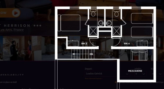 Chalet Herrison, Les Arcs: Plan Peisey ski chalet, image 8
